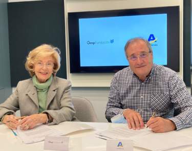 Convenio de colaboración entre Afanias y Fundación Gmp