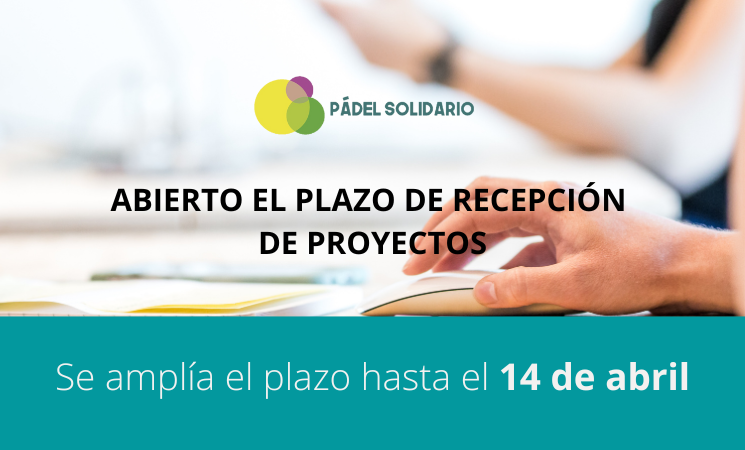 Abierta la convocatoria de recepción de proyectos para el 23º Torneo de Pádel Solidario para Empresas