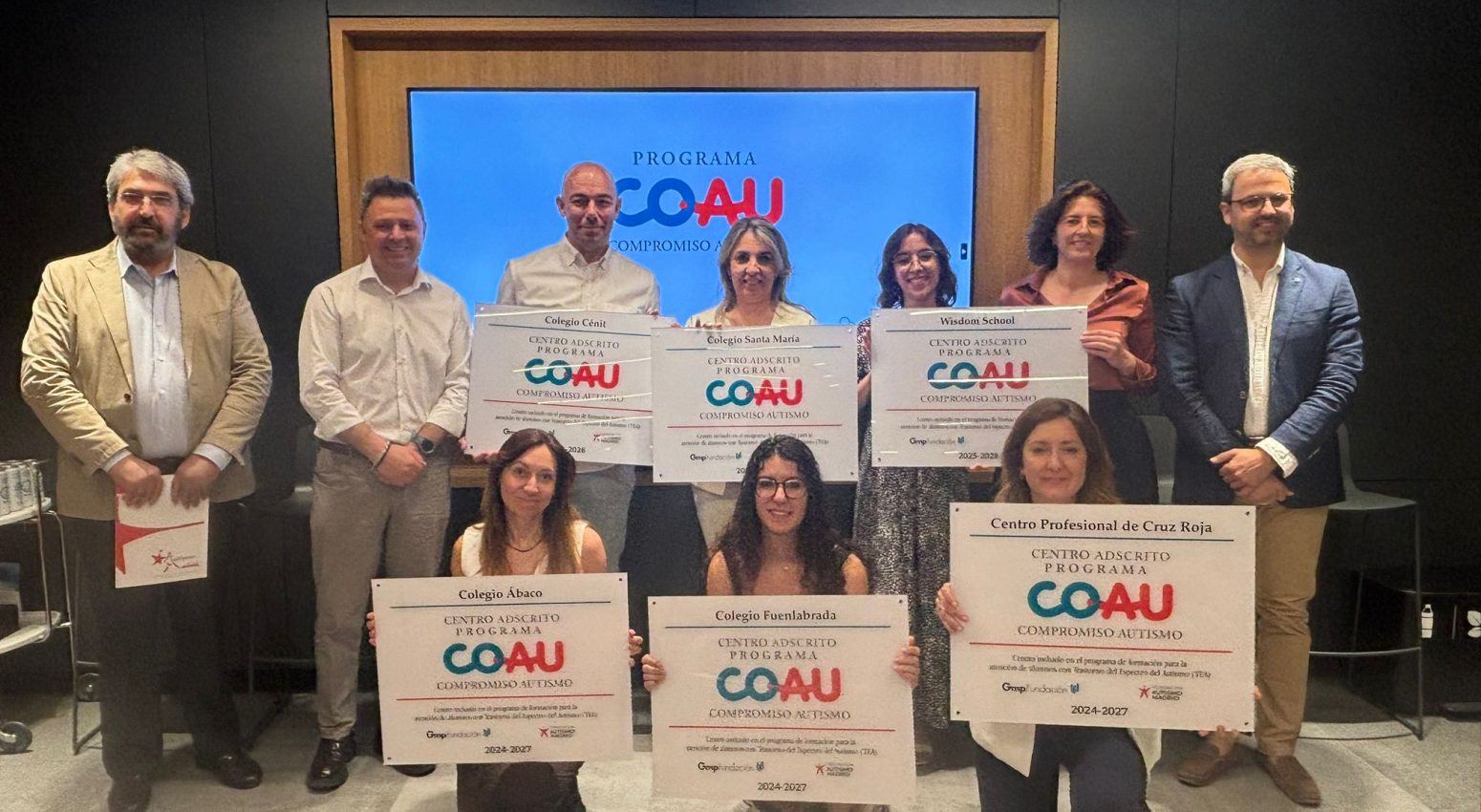 Siete nuevos centros acreditados con el programa COAU en la Comunidad de Madrid