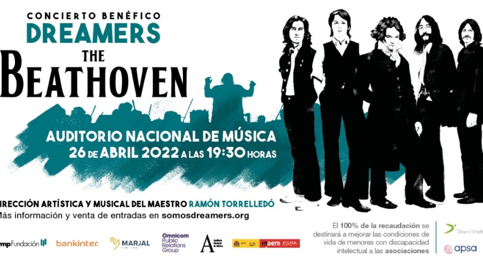 Ya están a la venta las entradas del concierto benéfico Dreamers